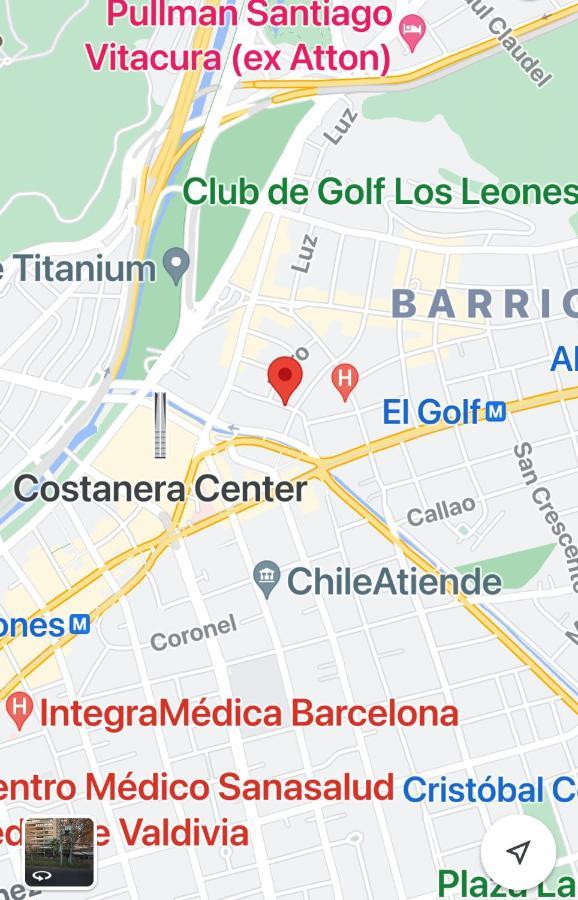 Apartament Condo Amueblado, Encomenderos 200 El Golf, Las Condes Santiago Con Vista Al Costanera Center Екстер'єр фото