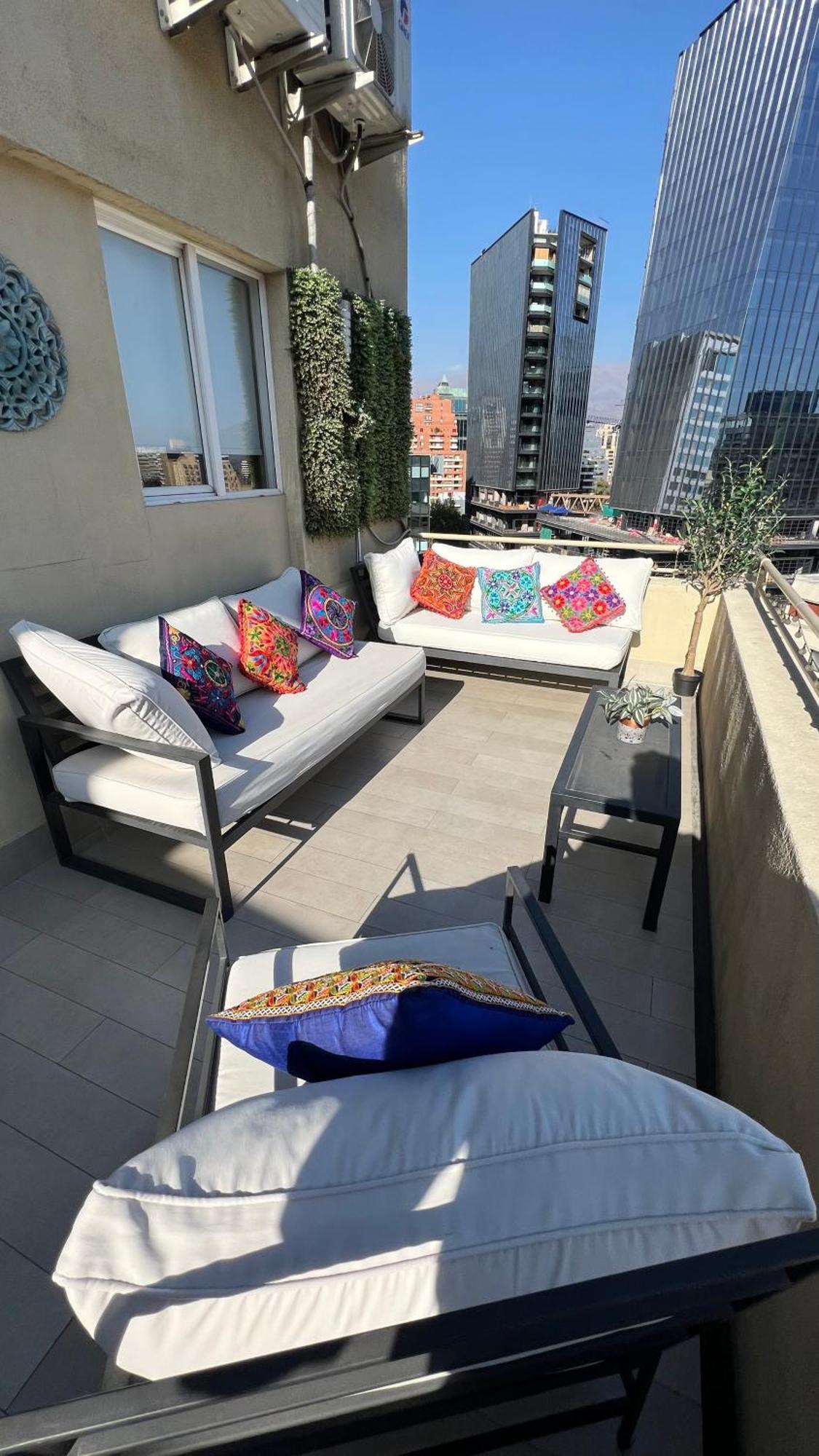 Apartament Condo Amueblado, Encomenderos 200 El Golf, Las Condes Santiago Con Vista Al Costanera Center Екстер'єр фото
